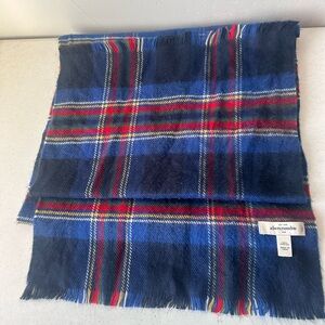 Abercrombie  Blue Plaid Scarf Kids
